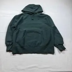 GU パーカー　XL 緑　ヘビーウエイト