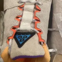 Nike スニーカー グレー/オレンジ/紫