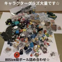 キャラクターグッズ【80Size段ボール】大量詰め合わせ☆断捨離セット