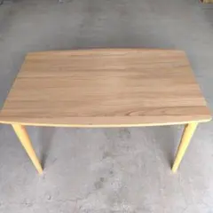 【未開封をお届け！】115センチ　ダイニングテーブル 自然木仕上げ 引き出し付き