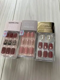 dashing diva magic press 3個セット　新品　赤　ピンク系