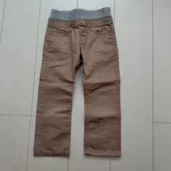 MPS ベージュ ストレートパンツ グレーウエストバンド　ライトオン