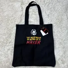 チャッキー　トートバッグ　黒　エコバッグ　A4