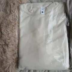 クリーム・ベージュ カジュアル長袖冬温いです XL