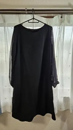 Milk Tea 授乳口つき 黒ワンピース お宮参り 【美品】
