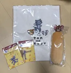 トムとジェリー一番くじ　トートバッグ、筆箱、キーホルダーセット