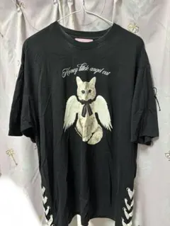 Honey Cinnamon 半袖Tシャツ 猫プリントのサムネイル