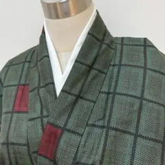 KN4210 大島紬 身丈158.5cm 着物 正絹