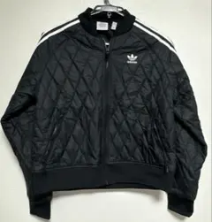 未使用品　adidas キルティングジャケット ブラック S