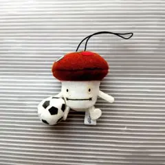 ドコモダケ　サッカー 　マスコット ストラップ