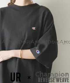 チャンピオン アーバンリサーチ 別注 リバースウィーブ 5分袖 Tシャツ