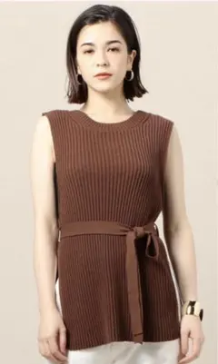 〈BEAUTY&YOUTH〉トレンドニットベスト