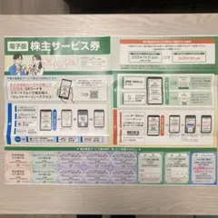 JR東日本株主サービス券 電子版＋紙＋ハガキ2026年6月30日まで 匿名配送