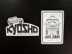【Jimny】京商×ジムニー　ステッカー2枚