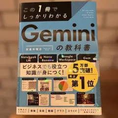 この1冊でしっかりわかる Geminiの教科書