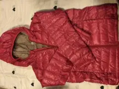 UNIQLO 中綿ジャケット　 150 ショッキングピンク