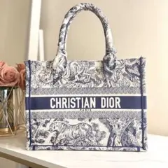 スカーフ付き❣️DIOR ブックトート ミディアム トワル ドゥ ジュイ カバン