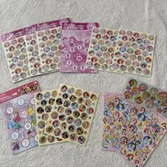 ディズニープリンセス　ご褒美シール　計384枚分　キラキラ10枚　まとめ売り
