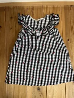 mezzo pianoギンガムチェック ワンピース 130cm