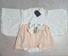 新品タグ付き cottoli　袴ロンパース