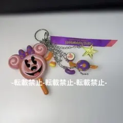 中古　ディズニーリゾート　2010年ハロウィーン　ミラーストラップ　キーホルダー