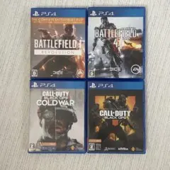【PS4ソフト】バトルフィールド1・4、コールオブデューティ