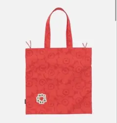 marimekko マリメッコ トートバッグ レッド 花柄