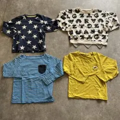 キッズ ロンT 120センチ 4枚セット まとめ売り Lee 西松屋 男女共用