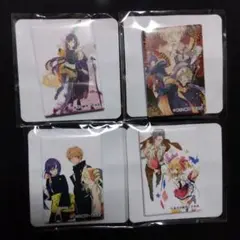 東京レイヴンズ 15周年記念オンラインくじ　スクエア缶バッジ　4個