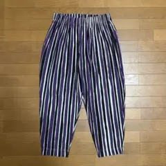Pleats Please イッセイミヤケ デニム 転写 ショート ハーフパンツ Pleats Please イッセイミヤケ デニム 転写 ショート ハーフパンツ
