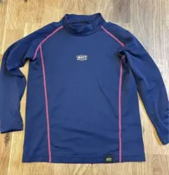 ゼット　アンダーシャツ　野球　ネイビー　長袖　150