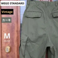 ◎状態良好【WEGO】ミリタリー カーゴパンツ ワイド カーキ Mサイズのサムネイル