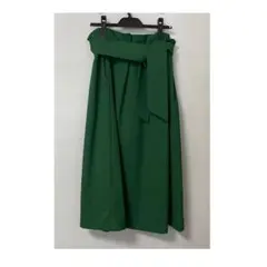 le.coeur blanc グリーン　ロングスカート