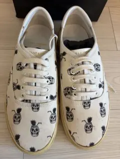 Saint Laurent スカル柄 キャンバス スニーカー 41のサムネイル