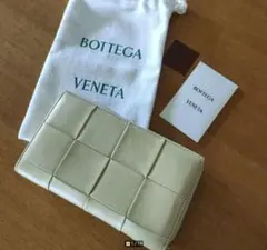 正規品　ボッテガヴェネタ　カセット　イントレチャート　ラウンドファスナー　長財布
