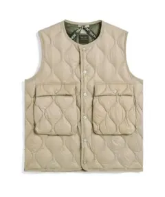 XL TAION タイオン ミリタリークルーネック Wポケット ダウンベスト