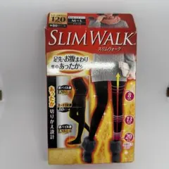 新品・未使用　スリムウォーク　足先．お腹まわり集中あったかタイツ　ブラック