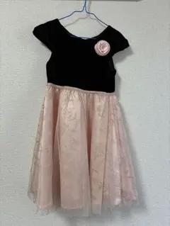 ピアノ発表会ドレス ワンピース 110くらい フォーマル 子供 女子(髪飾付き)