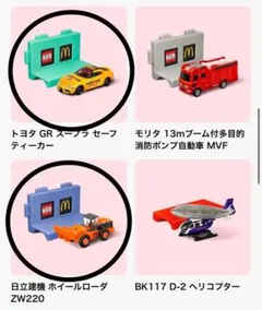 ハッピーセット　トミカ　第二弾2種　ポスター付き