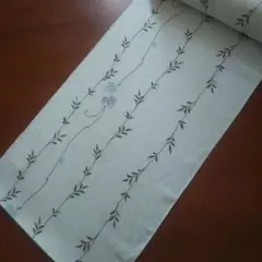 夏物反物ポリエステル薄緑新品