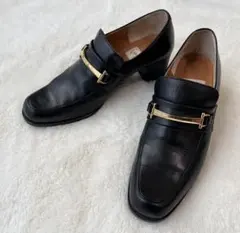 美品♡ ing イング　ビットローファー　ブラック　黒　レザー