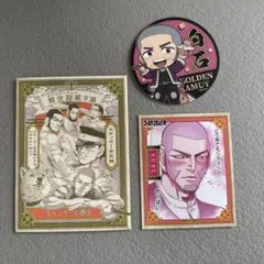 ゴールデンカムイ 白石由竹　シール　コースターセット