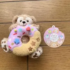 ダッフィー Filled with Joy ドーナツ ぬいぐるみバッジ