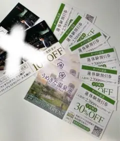 (7/18まで！)うめきた温泉 蓮 割引券６枚セット