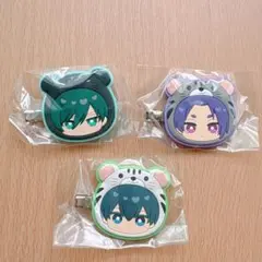 新品未開封☆ブルーロック　アニマルヘアクリップ 糸師凛　潔世一　御影玲王