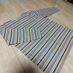ストライプTシャツ L-LLサイズ　ハンドメイド