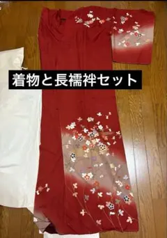 振袖 赤地 牡丹 藤 扇面 金彩 豪華セット - メルカリ