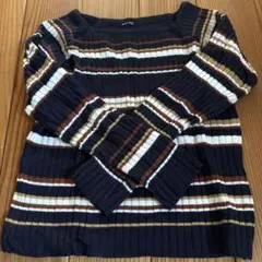 one way ストライプ長袖 秋物