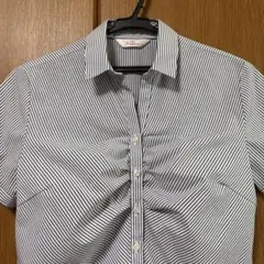 洋服の青山 nline Preciousストライプ 半袖シャツのサムネイル