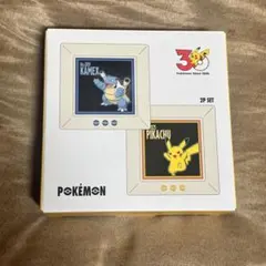 3coins ポケモン30周年コラボ　キャラクター小皿　ピカチュウ　カメックス